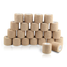 Load image into Gallery viewer, 24 Rolls Self-Adhesive Bandage Waterproof Non Woven Gym Exercise Sport Tape Breathable Wrist Wraps Cohesive Bandage 5cm*4.5m